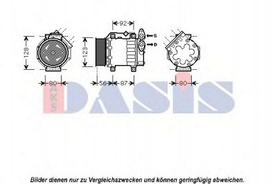 AKS DASIS 851430n -  Компрессор, кондиционер